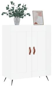 Komoda lesklá biela 69,5x34x90 cm spracované drevo