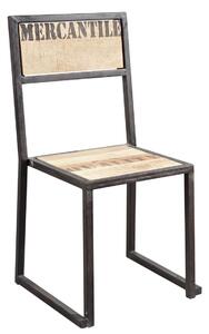 FABRICA Jedálenská stolička - drevené operadlo, mango
