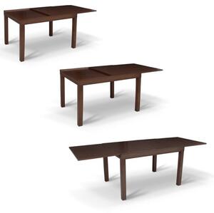 KONDELA Jedálenský stôl, rozkladací, wenge, 120-240x90 cm, FARO