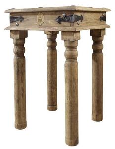 CASTLE Príručný stolík 40x40 cm, palisander