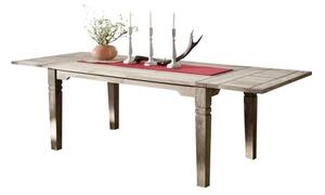 CASTLE Jedálenský stôl 160-240x90 c, palisander