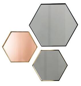 SOVET - Zrkadlo VISUAL hexagonal