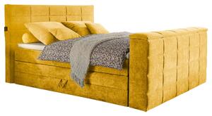 BOXSPRINGOVÁ POSTEĽ, 180/200 cm, žltá Carryhome - Online Only spálne, Online Only
