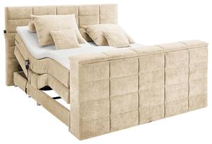 BOXSPRINGOVÁ POSTEĽ, 180/200 cm, piesková Carryhome - Online Only spálne, Online Only