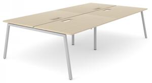 NARBUTAS - Štvormiestny pracovný stôl NOVA A 240x144 cm