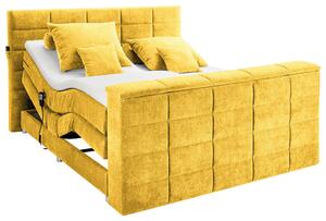 BOXSPRINGOVÁ POSTEĽ, 180/200 cm, žltá Carryhome - Online Only spálne, Online Only