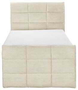 BOXSPRINGOVÁ POSTEĽ, 100/200 cm, krémová MID.YOU - Online Only spálne, Online Only