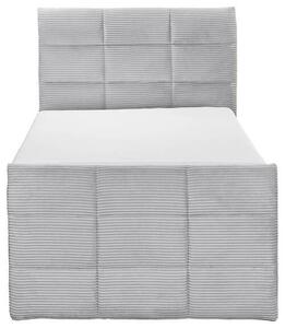 BOXSPRINGOVÁ POSTEĽ, 100/200 cm, svetlosivá MID.YOU - Online Only spálne, Online Only