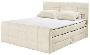 BOXSPRINGOVÁ POSTEĽ, 180/200 cm, krémová MID.YOU - Online Only spálne, Online Only