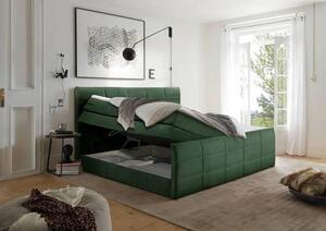 BOXSPRINGOVÁ POSTEĽ, 180/200 cm, olivovozelená MID.YOU - Online Only spálne, Online Only