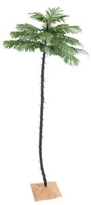 LED strom s dizajnom palmy 252 teplých bielych LED 400 cm