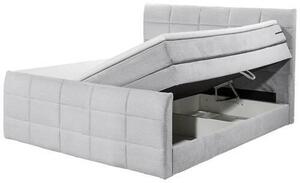 BOXSPRINGOVÁ POSTEĽ, 180/200 cm, svetlosivá MID.YOU - Online Only spálne, Online Only