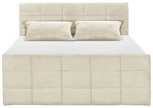 BOXSPRINGOVÁ POSTEĽ, 180/200 cm, krémová MID.YOU - Online Only spálne, Online Only