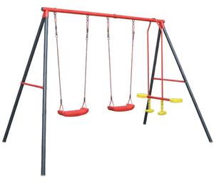Záhradná hojdačka pre deti FUN TRIO viacfarebná KRE1067