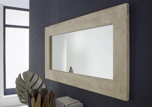 WHITE WOOD Zrkadlo 115x60 cm, akácia