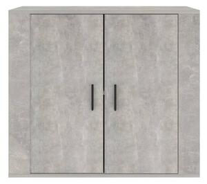 Komoda betónovo sivá 80x33x70 cm spracované drevo