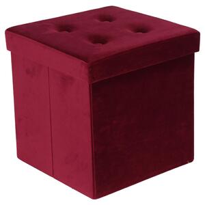 SEDACÍ BOX, textil, kompozitné drevo, 38/38/38 cm Carryhome - Kreslá