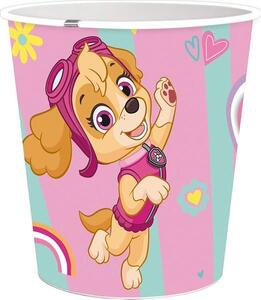 Plastový odpadkový kôš PAW PATROL 5l ružový