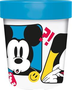 Plastový téglik MICKEY 260ml protišmykový