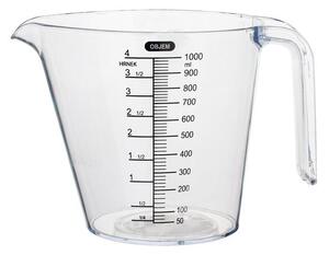 Plastová odmerka s výlevkou TORO 1000ml