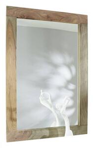 GREY WOOD Zrkadlo 118x80 cm, palisander