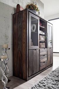 PLAIN SHEESHAM Komoda 150x140 cm, palisander