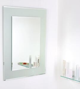 Zrkadlo s fazetou Amirro Snowqueen 60x80 cm šedá 711-447