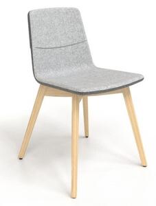 NARBUTAS - Zasadacia stolička TWIST&SIT s drevenou podnožou