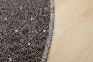 Condor Carpets Kusový koberec Udinese hnedý kruh - 67x67 (priemer) kruh cm