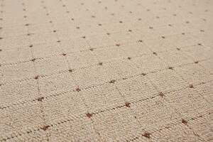 Vopi koberce Kusový koberec Udinese béžový srdca - 100x120 srdce cm