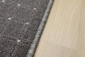 Condor Carpets Kusový koberec Udinese hnedý štvorec - 150x150 cm