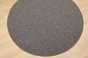 Vopi koberce Kusový koberec Porto hnedý kruh - 57x57 (priemer) kruh cm