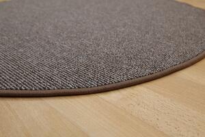 Vopi koberce Kusový koberec Porto hnedý kruh - 100x100 (priemer) kruh cm