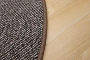 Vopi koberce Kusový koberec Porto hnedý kruh - 200x200 (priemer) kruh cm