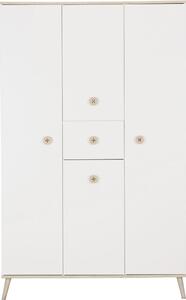 ŠATNÍKOVÁ SKRIŇA, biela, farby duba, 125/202/55 cm Modern Living - Online Only detský nábytok, Online Only