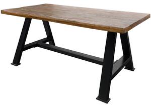 INDUSTRY Jedálenský stôl 160x90 cm, staré drevo