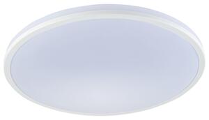 LIVARNO home Stropná LED lampa, okrúhla (ozdobný prstenec biely) (100350407)