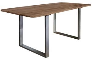 MONTREAL Jedálenský stôl 200x100 cm - kovové nohy, palisander