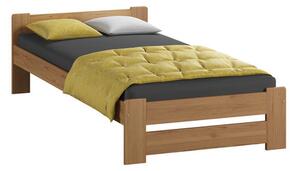 Vyvýšená masívna posteľ Euro 80x200 cm Orech