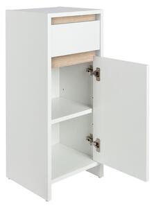 Livarno home Kúpeľňová skrinka Oslo s dvierkami a zásuvkou, biela (100351815)