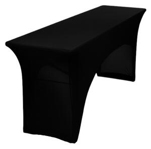 TENTino Elastický poťah STANDARD na pivný stôl 200x50 - 200x70 cm Farba obrusu: ČIERNA / BLACK