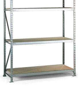 Policový regál, nosnosť 600 kg, 2500 x 2200 x 800 mm, základný