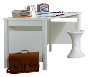 PÍSACÍ STÔL, biela, 140/73/70 cm - Kancelárske stoly, Online Only
