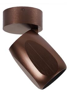 Stropné Lampa ANTIDARK, Facet W70, stmievateľné, Hnedá / Hrdzavá, Chodba, Kov, Moderný