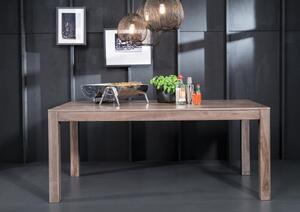 ROUND Jedálenský stôl Klasik 160x90 cm, dymová, palisander