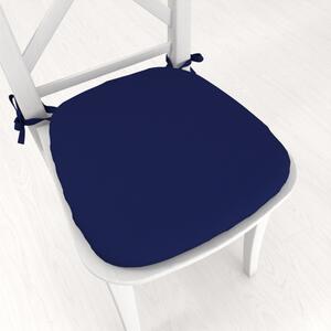 Biante Oblý podsedák Rongo RG-084 Námornícka modrá - 39x37x3 cm