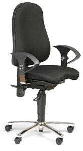 TOPSTAR Zdravotná balančná kancelárska stolička EXETER, čierna