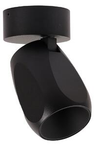 Stropné Lampa ANTIDARK, Facet W 70, stmievateľné, Čierna, Chodba, Kov, Moderný