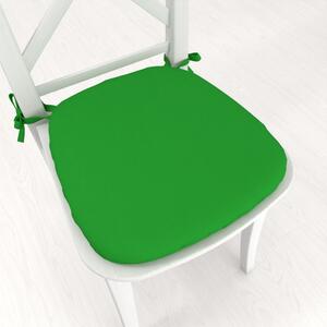 Biante Oblý podsedák Rongo RG-043 Sýto zelený - 39x37x3 cm
