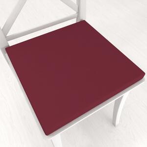 Biante Štvorcový podsedák Rongo RG-044 Tmavé bordó - 38x38x3 cm